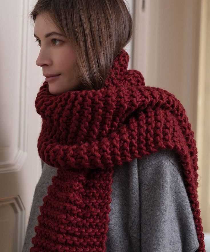 Large scarf knitting patterns