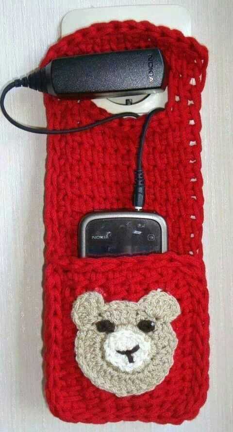 Free knitting patterns cell phone bags