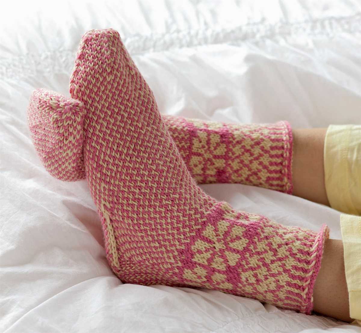 Turkish bed socks knitting pattern free