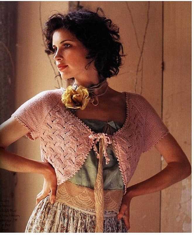 Ladies bolero knitting pattern