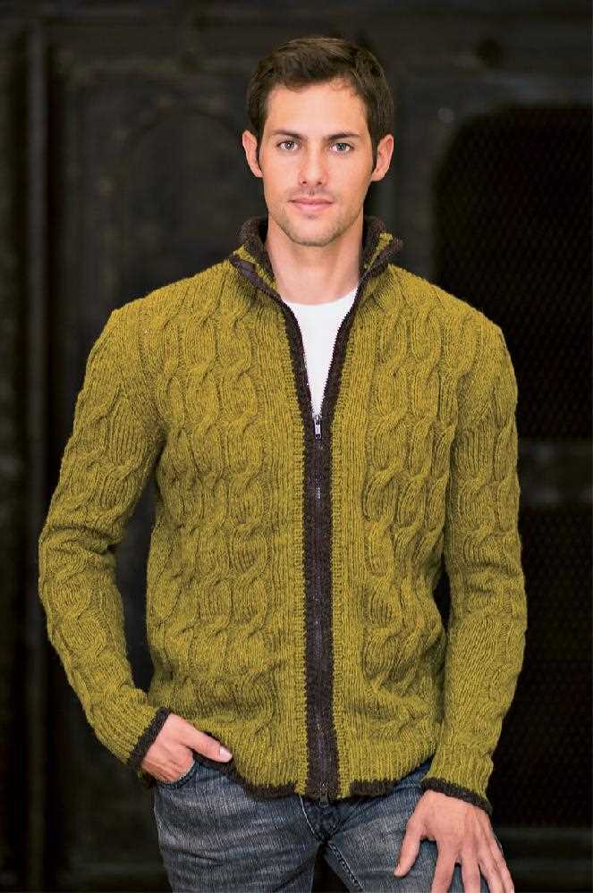 Free knitting patterns for men's jackets