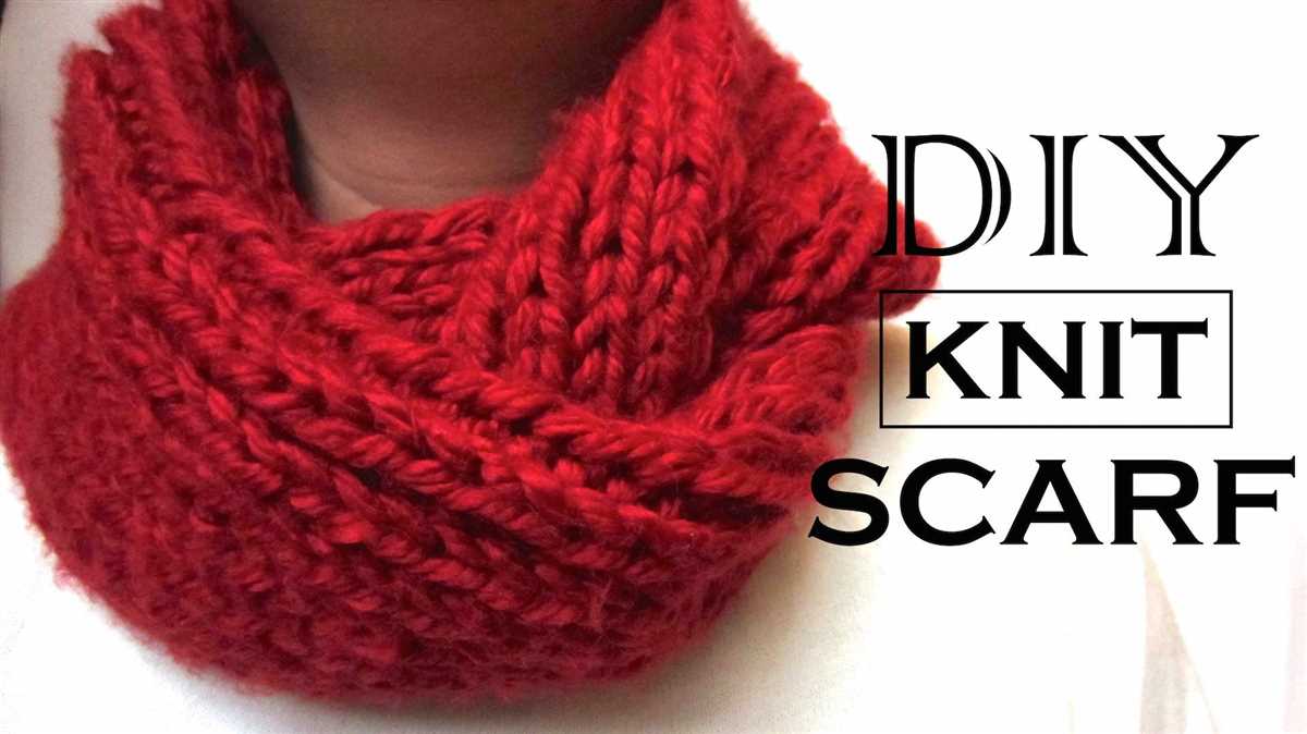 Knit circle scarf patterns