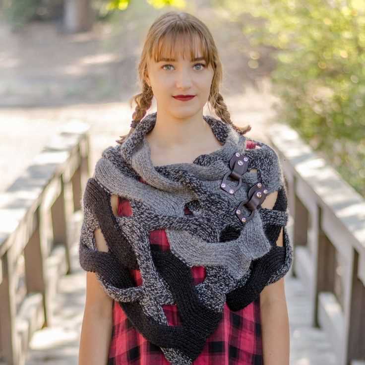 Wrap scarf knitting pattern