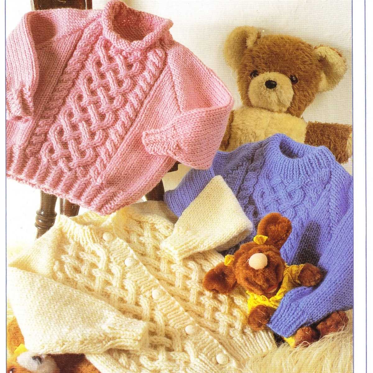 Free knitting patterns for childrens aran sweaters