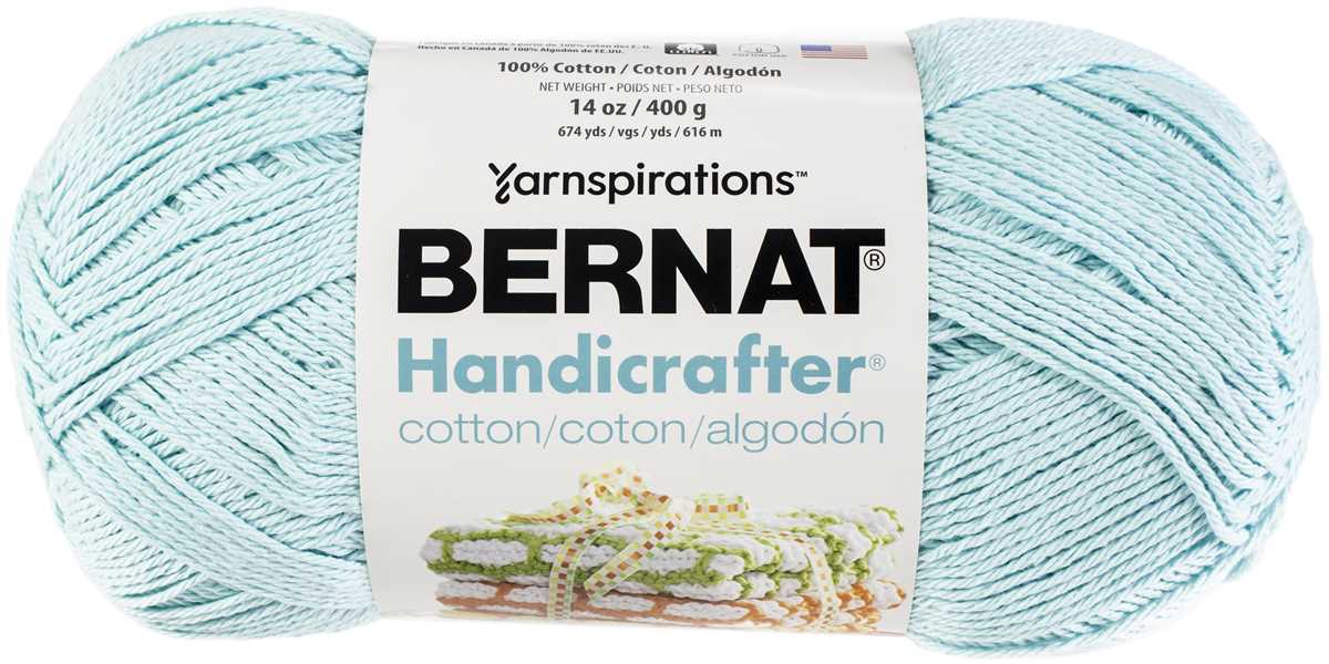 Bernat handicrafter cotton knit dishcloth pattern