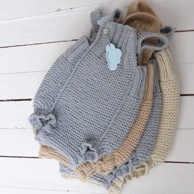 Newborn romper knitting pattern