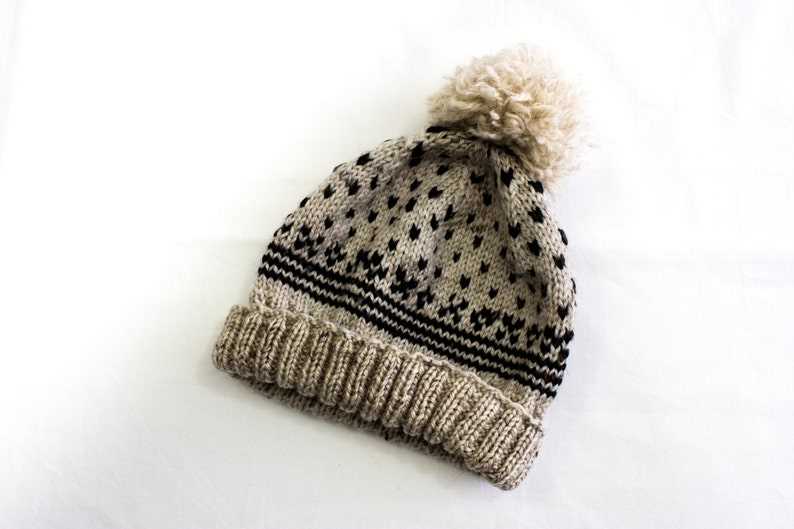 Icelandic wool hat knitting pattern