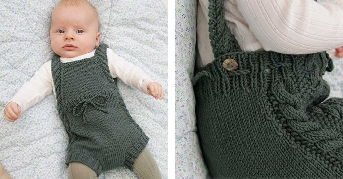 Newborn romper knitting pattern