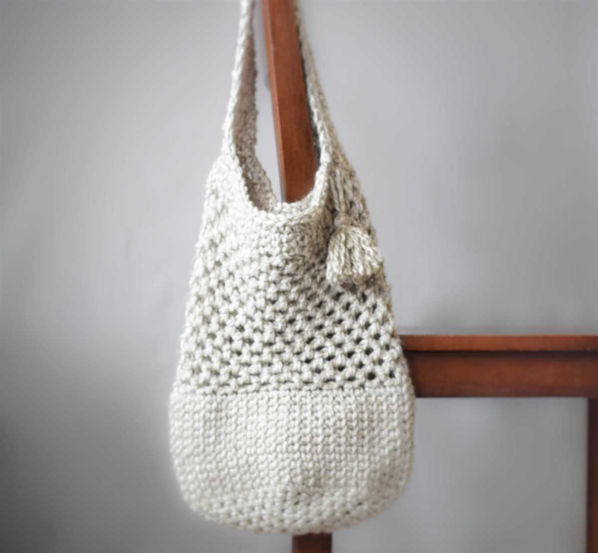 Knitted farmers market bag pattern