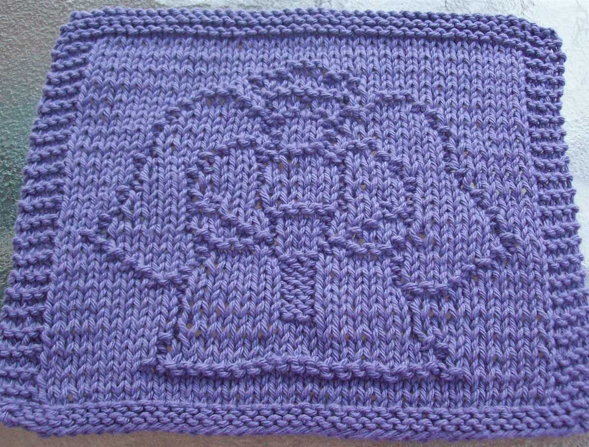 Best knit dishcloth pattern