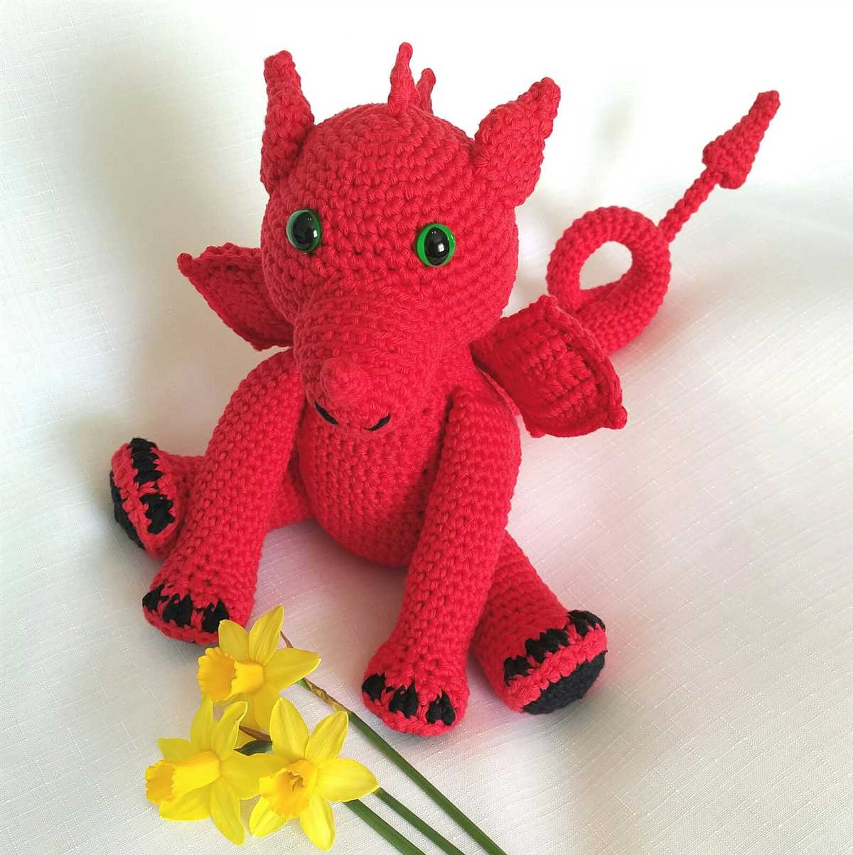 Welsh dragon knitting pattern