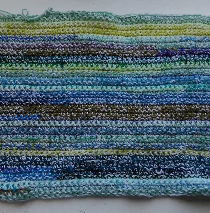 Scrap blanket knit pattern