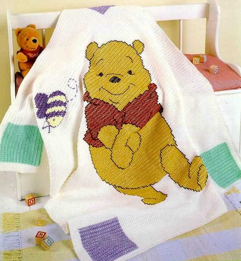 Winnie the pooh blanket knitting patterns free