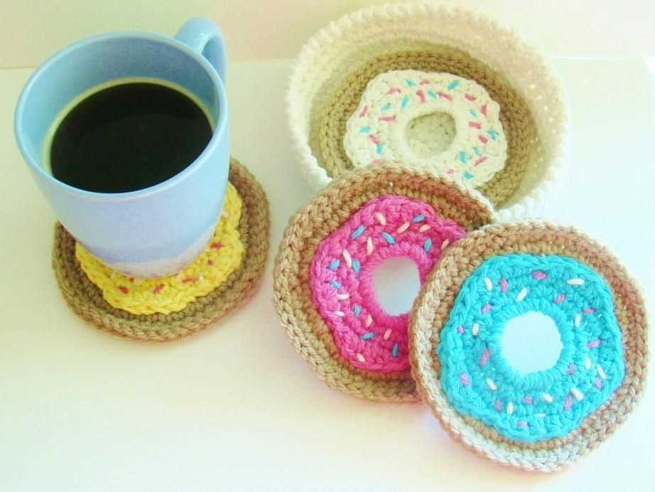 Knit coasters pattern free