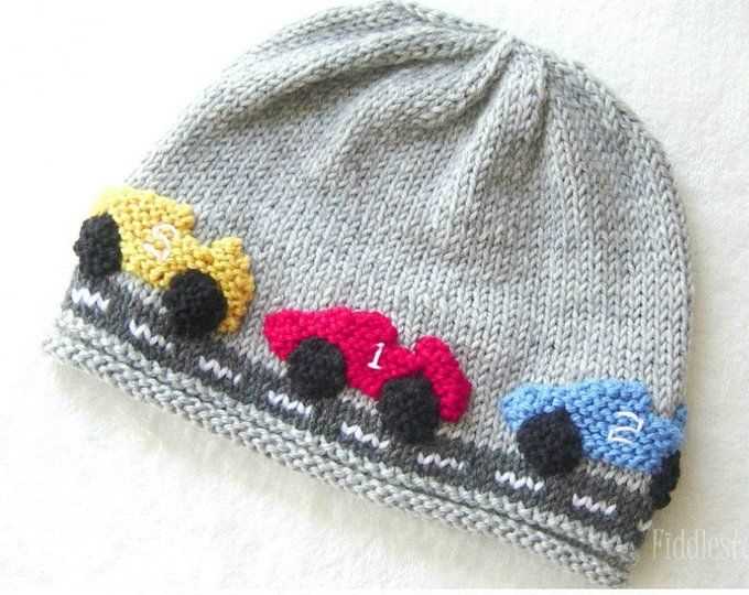 Boys knit hat pattern