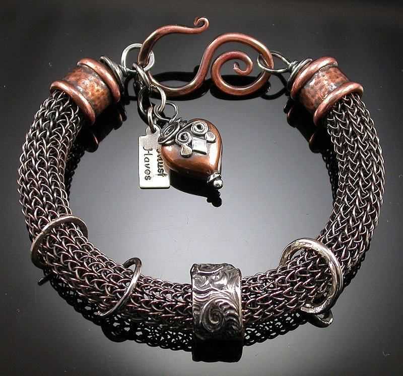 Viking knit bracelet pattern