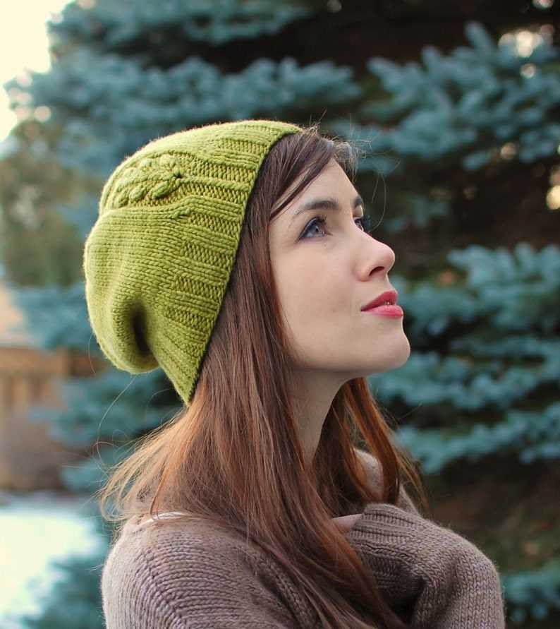 Worsted knit hat pattern