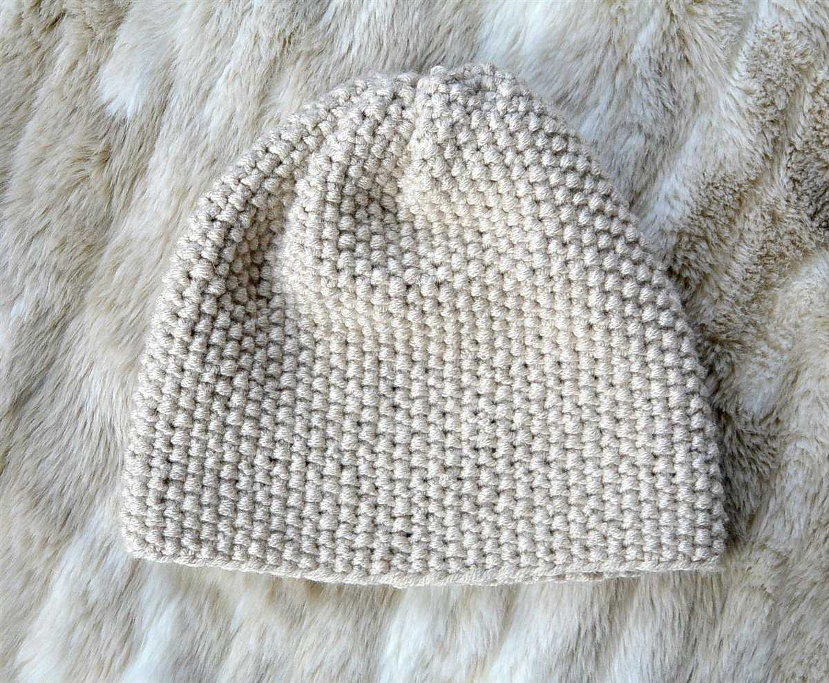 Easy knitted hat pattern for beginners