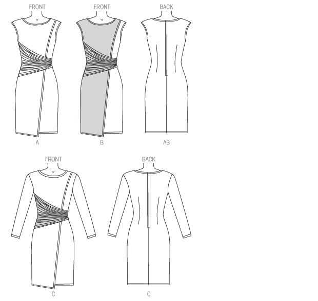 Stretch knit dress sewing patterns