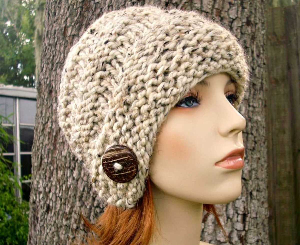 Knitted cloche pattern