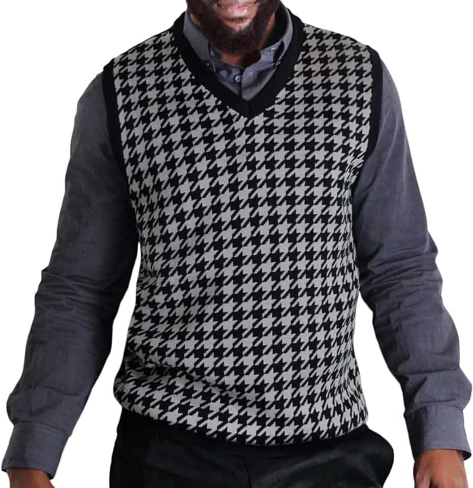 Mens argyle sweater knitting pattern