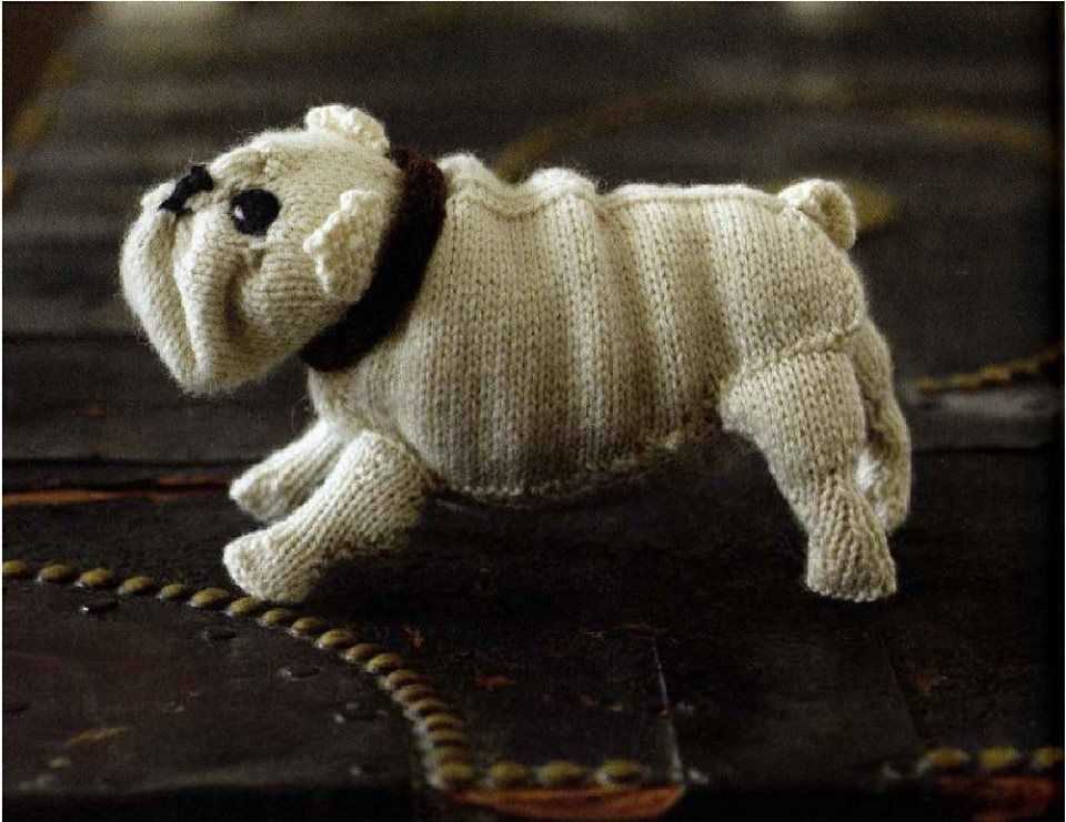 Boxer dog knitting pattern