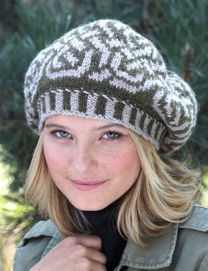 Classic french beret knitting pattern