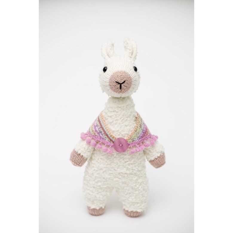 Knitted llama toy pattern