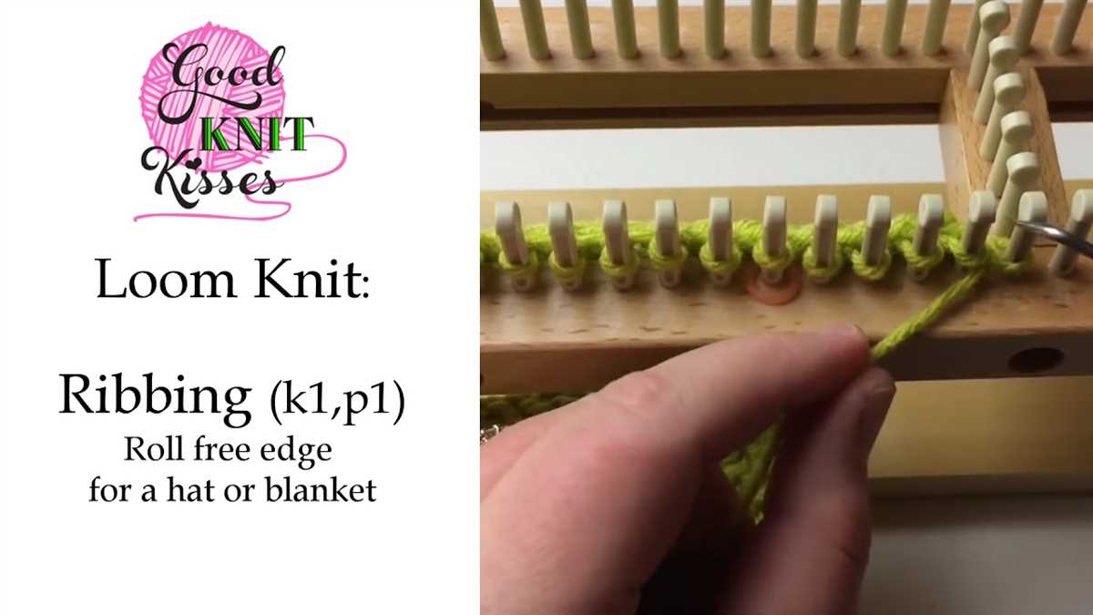 Straight loom knitting patterns for beginners