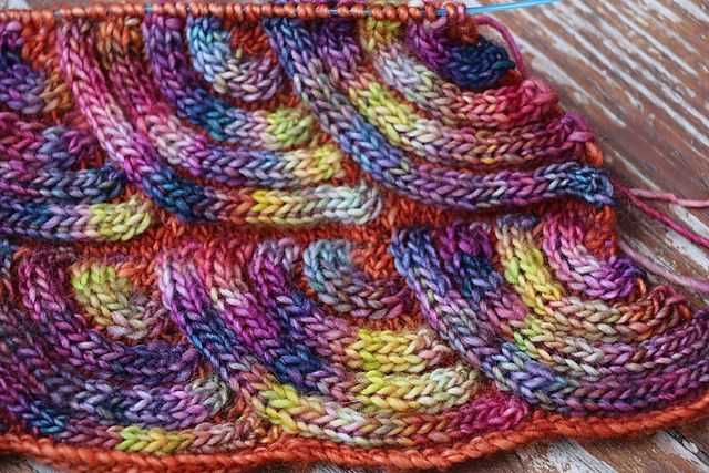 Dragon stitch knitting pattern