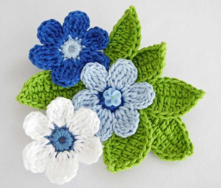 Free knitted flower patterns uk