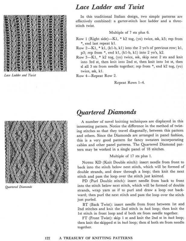 Barbara walker treasury of knitting patterns