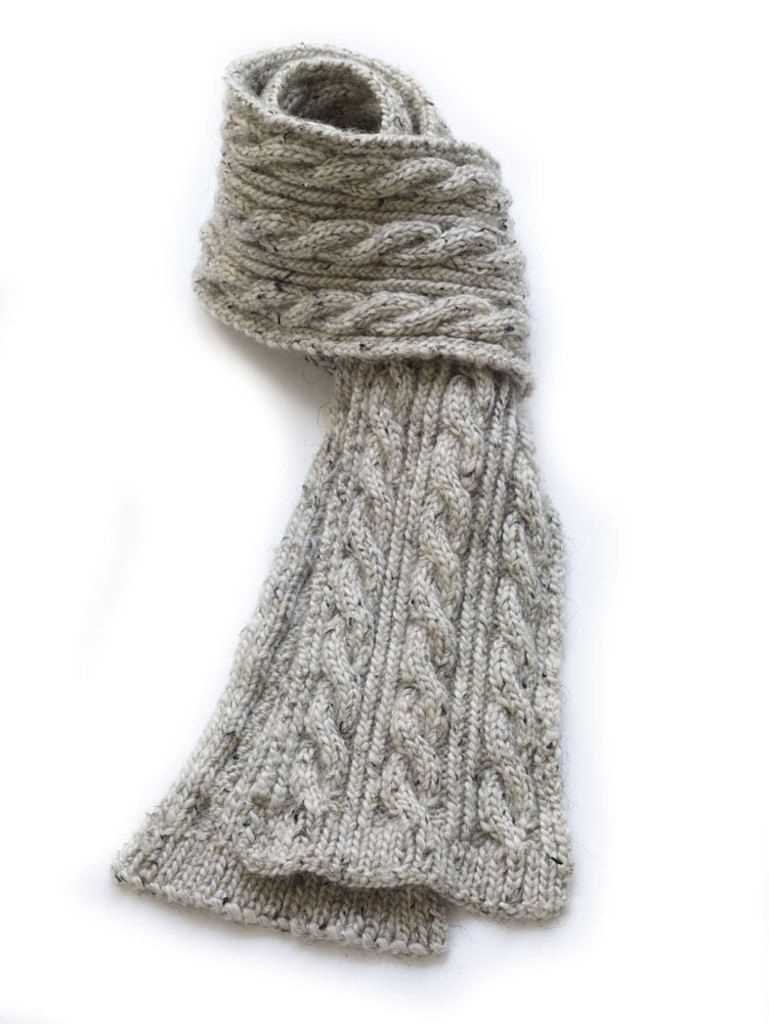 Lion brand free knitting scarf patterns