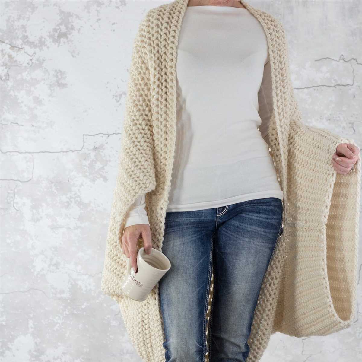 Cocoon shrug knitting pattern free