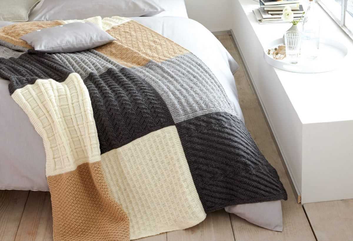 Patterns for knitted throws and blankets