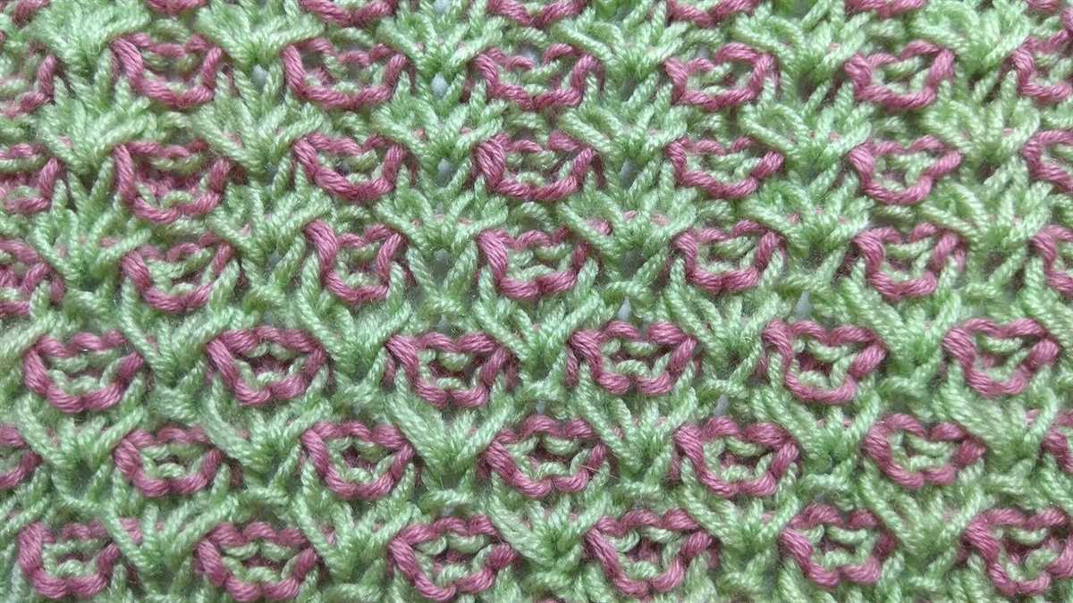 Knit stitch pattern multiple of 3