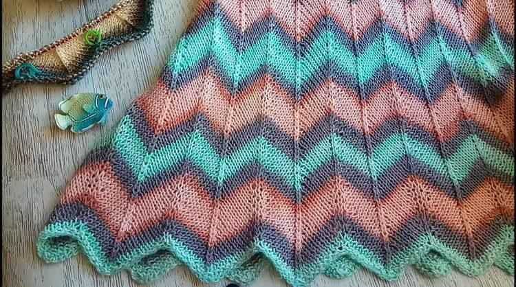 10 stitch zigzag knitting pattern