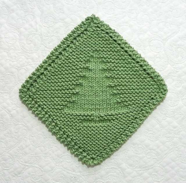 Knitted tree pattern free