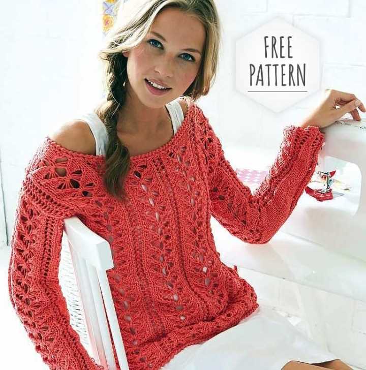 Easy summer sweater knitting pattern