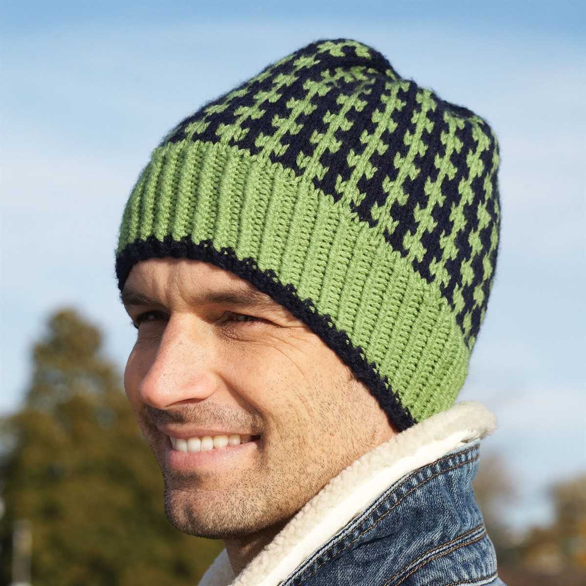 Knitting pattern for men's hat free