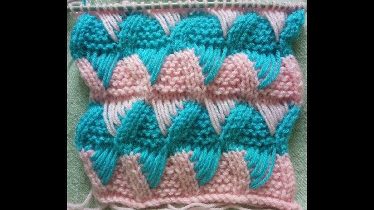 Two colour knitting pattern no 1