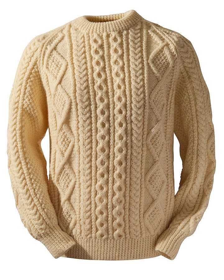 Cable knit sweater pattern