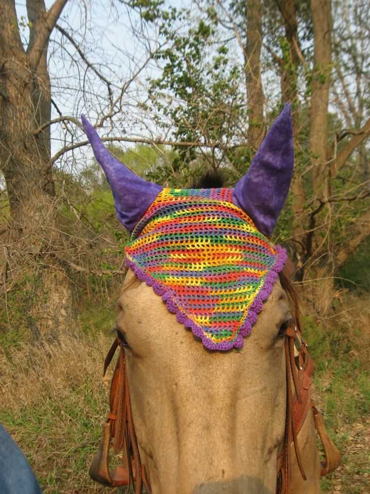 Knit horse bonnet pattern