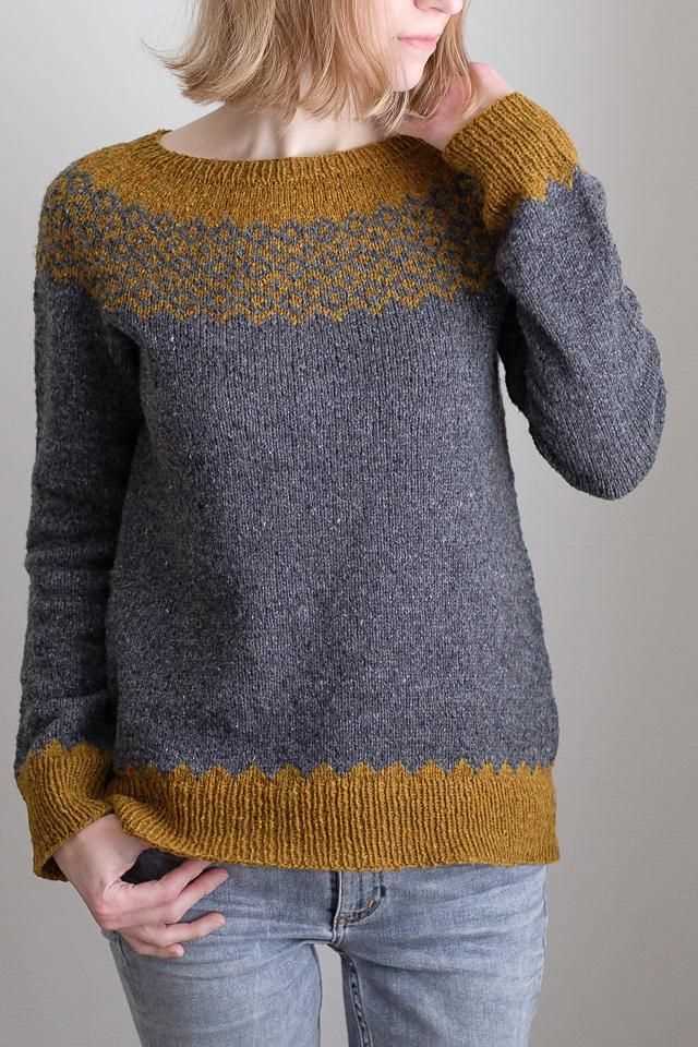 Fair isle jumper knitting pattern free