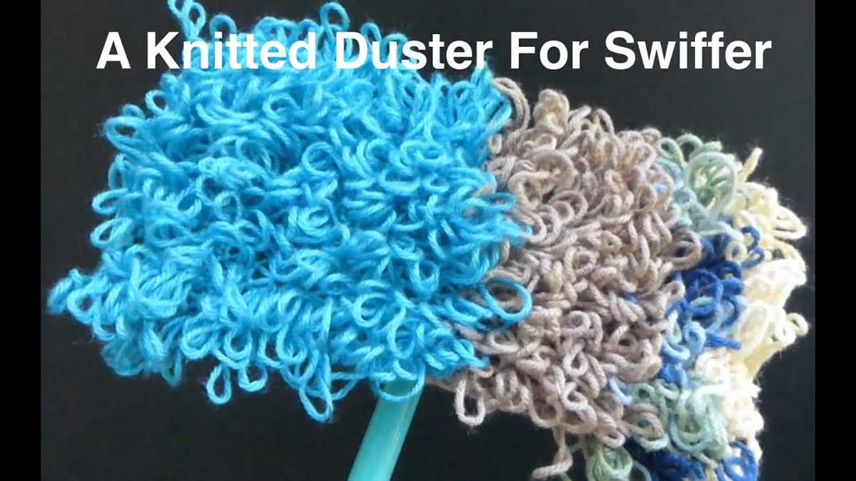 Knitted swiffer cover pattern