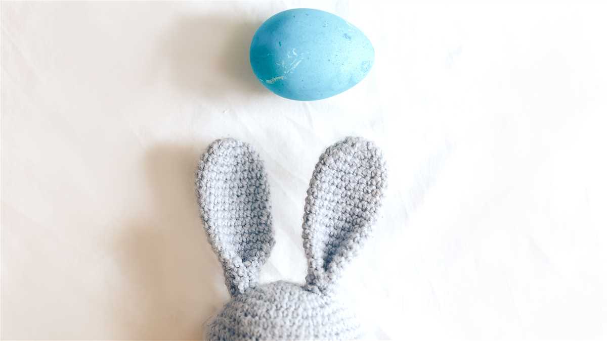 Knit bunny ears pattern