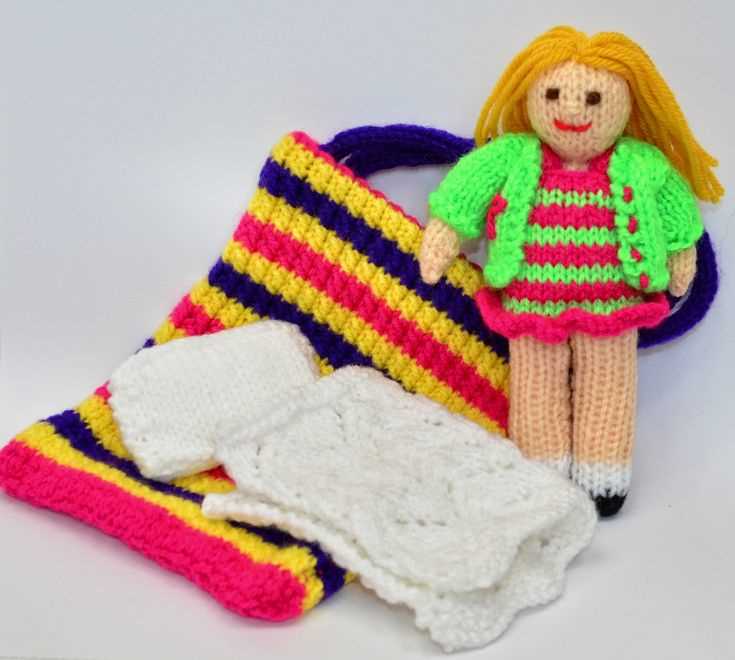 Easy rag doll knitting pattern