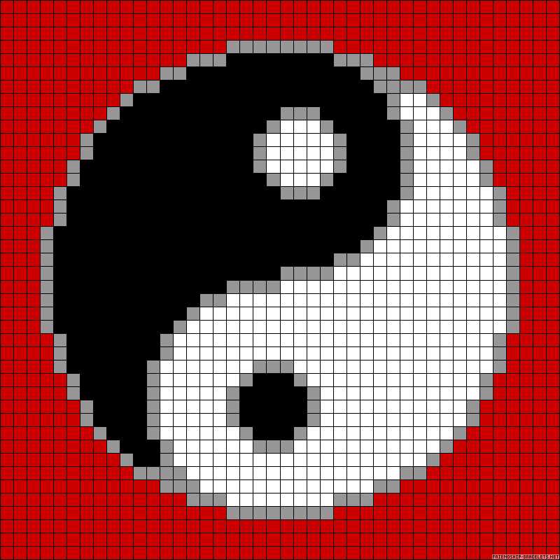 Yin yang knitting pattern