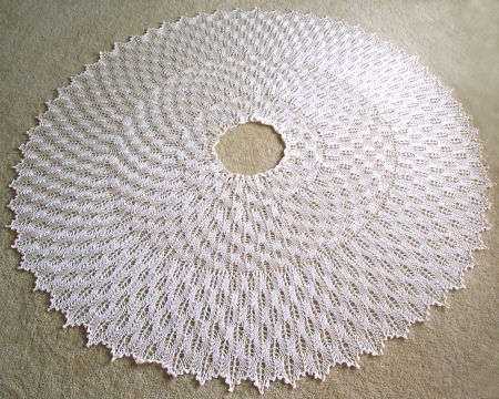 Knit a circle pattern