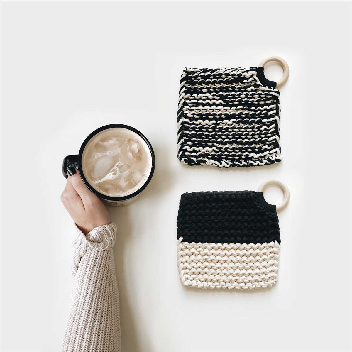 Knitting coaster patterns